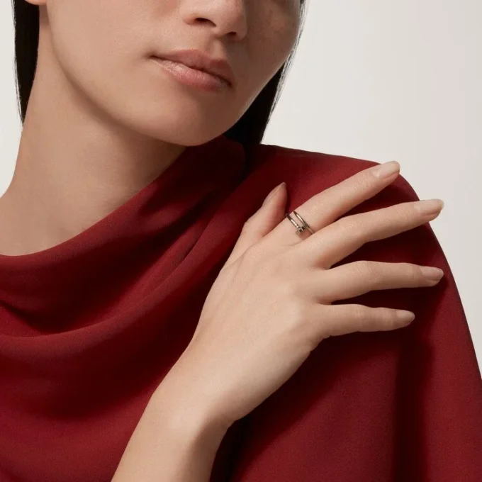 Juste Un Clou-ring Sm – hvitt gull – Cartier