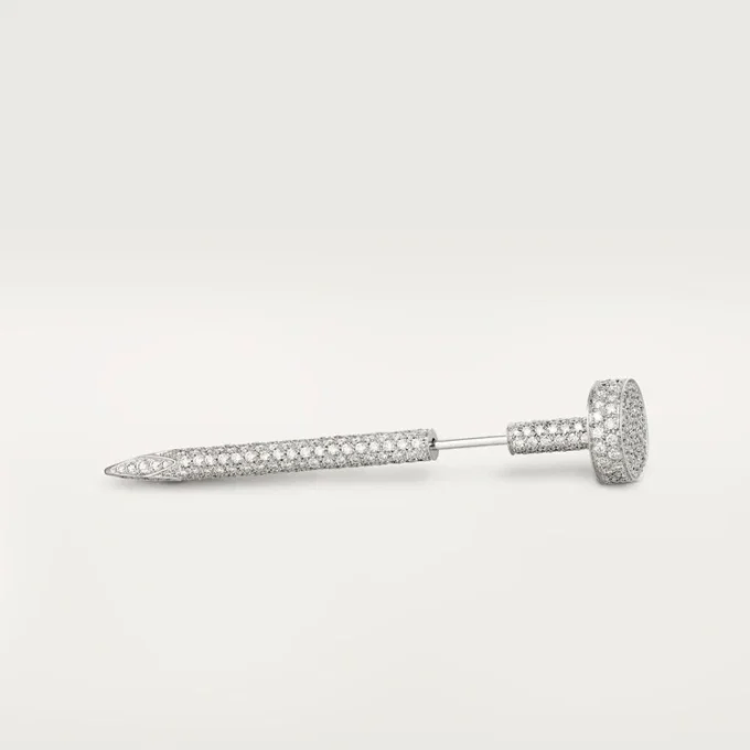 Juste Un Clou slipsnål – hvitt gull og diamanter – Cartier