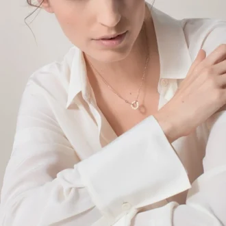 Kjærlighetshalskjede, 2 diamanter – Rosegull, Diamanter – Cartier