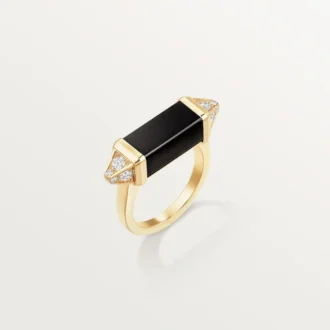Les Berlingots De Cartier-ring, delvis pavé
