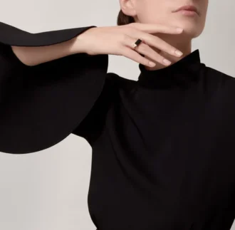 Les Berlingots De Cartier-ring, delvis pavé