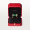 Les Berlingots De Cartier-ring, delvis pavé