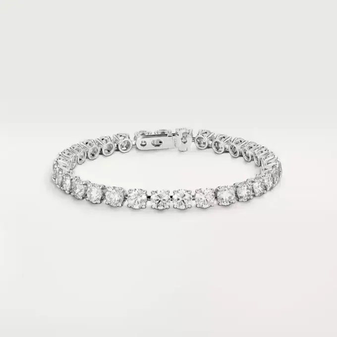 Lignes Essentielles-armbånd, briljantslipte diamanter
