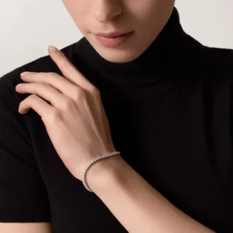 Lignes Essentielles-armbånd, briljantslipte diamanter