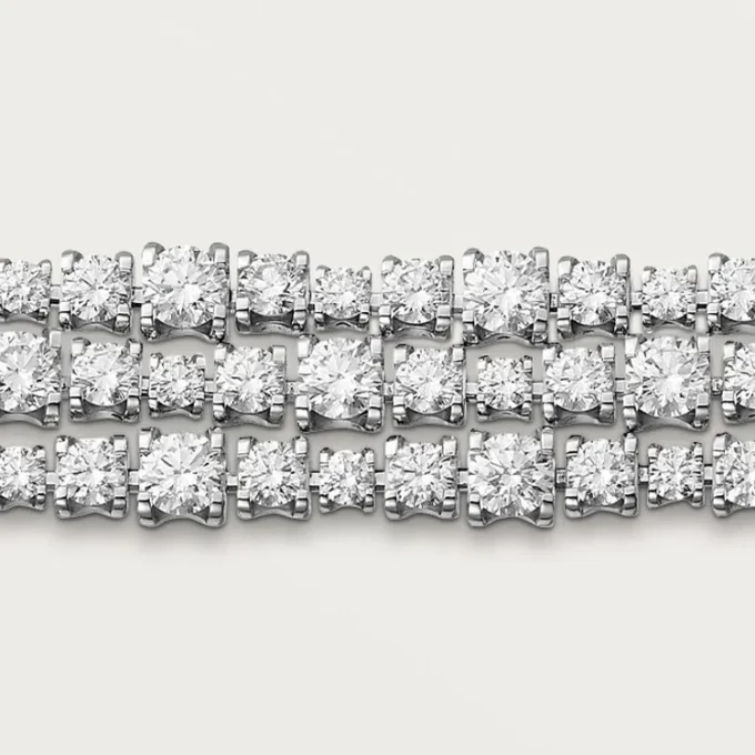 Lignes Essentielles-armbånd, briljantslipte diamanter