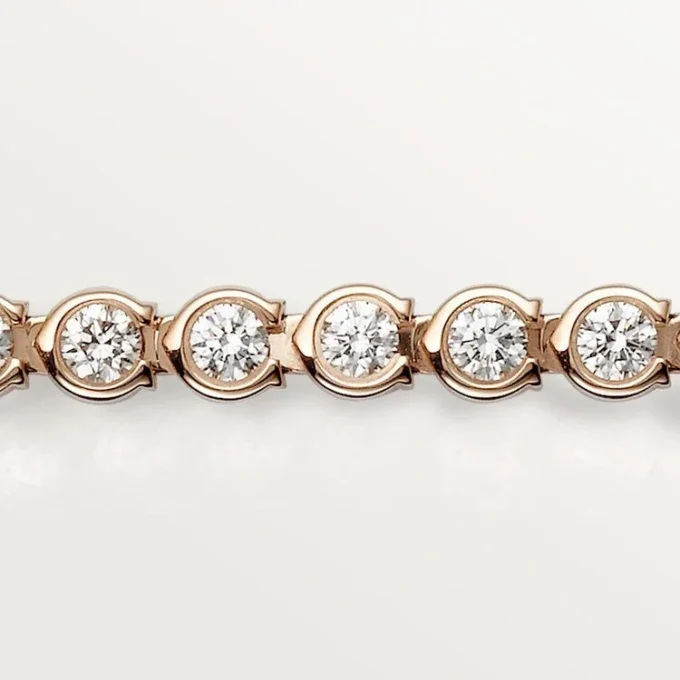 Lignes Essentielles-armbånd, briljantslipte diamanter