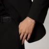 Lignes Essentielles-armbånd, briljantslipte diamanter