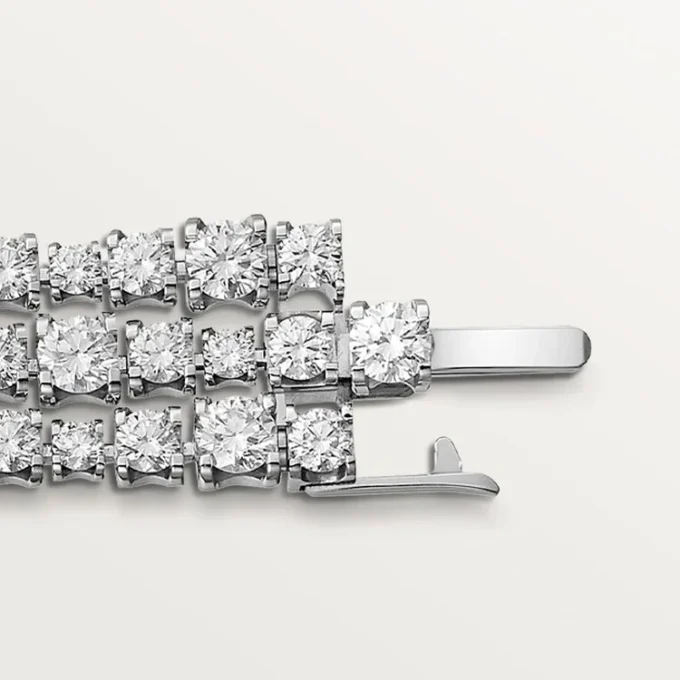 Lignes Essentielles-armbånd, briljantslipte diamanter