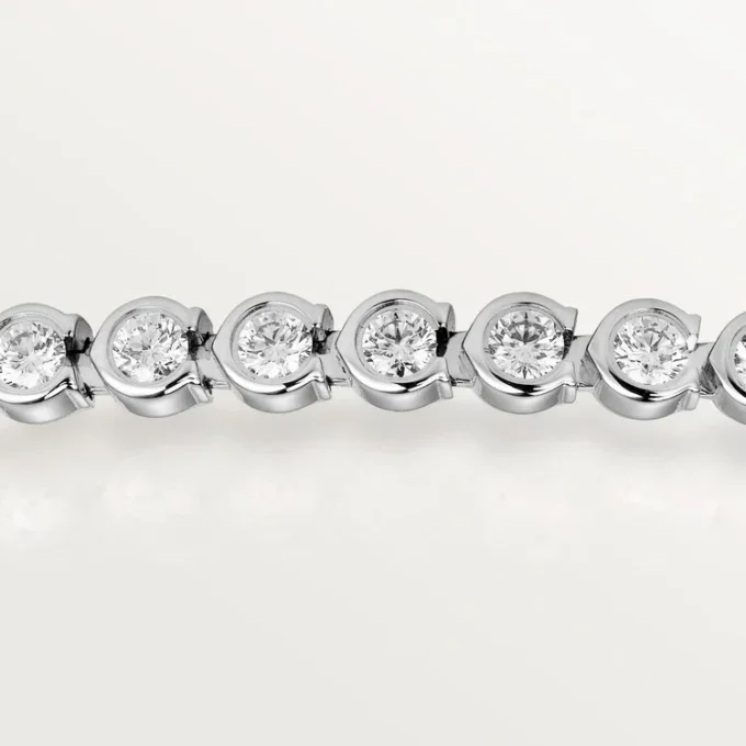 Lignes Essentielles-armbånd, briljantslipte diamanter