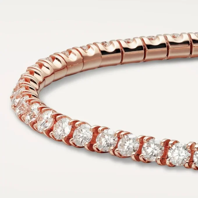 Lignes Essentielles-armbånd, briljantslipte diamanter