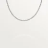 Lignes Essentielles-halskjede, briljantslipte diamanter