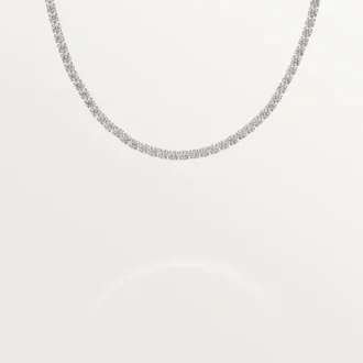 Lignes Essentielles-halskjede, briljantslipte diamanter Lignes Essentielles-halskjede, briljantslipte diamanter