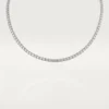Lignes Essentielles-halskjede, briljantslipte diamanter