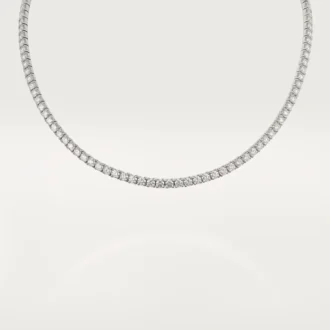 Lignes Essentielles-halskjede, briljantslipte diamanter