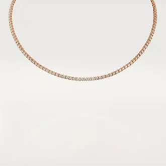 Lignes Essentielles-halskjede, briljantslipte diamanter
