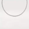 Lignes Essentielles-halskjede, briljantslipte diamanter