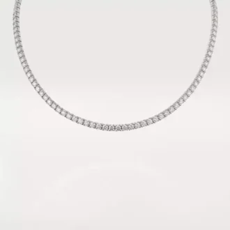 Lignes Essentielles-halskjede, briljantslipte diamanter