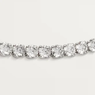 Lignes Essentielles-halskjede, briljantslipte diamanter