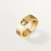 Love 3 diamantring – gult gull, klassisk modell | Cartier Us
