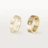 Love 3 diamantring – gult gull, klassisk modell | Cartier Us