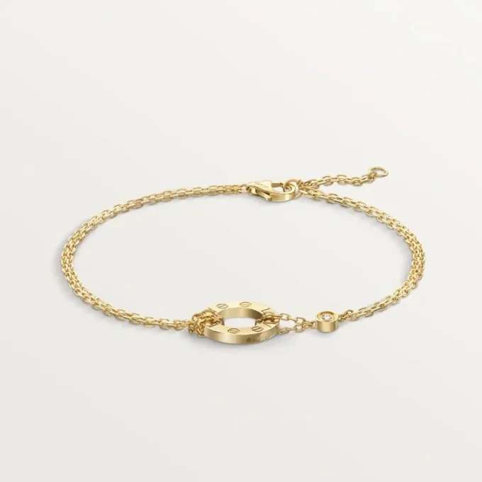 Love-armbånd – gult gull, diamanter – Cartier