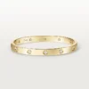Love-armbånd, klassisk modell, 10 diamanter