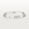 Love-armbånd, klassisk modell, 10 diamanter