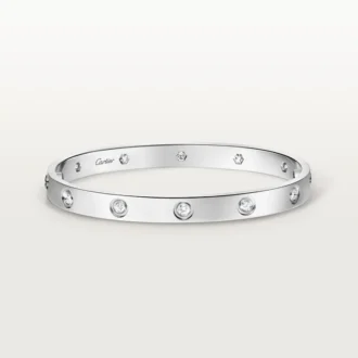 love armbnd klassisk modell 10 diamanter 1 2 330x330 - Love-armb&aring;nd, klassisk modell, 10 diamanter