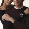 Love-armbånd, klassisk modell, 10 diamanter