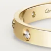 Love-armbånd, klassisk modell, 10 diamanter