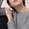 Love-armbånd, klassisk modell, 10 diamanter