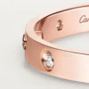 Love-armbånd, klassisk modell, 10 diamanter