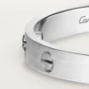 Love-armbånd, klassisk modell, børstet, 4 diamanter