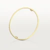 Love-armbånd, klassisk modell, børstet, 4 diamanter