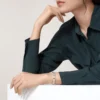 Love-armbånd, klassisk modell, pavé, keramikk