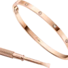 Love-armbånd, liten modell, 10 diamanter