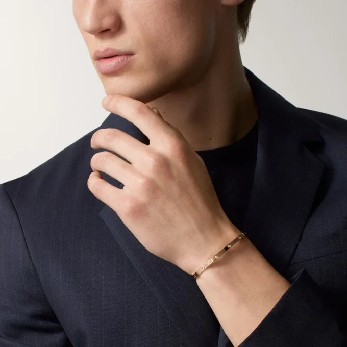 Love-armbånd, liten modell, 10 diamanter