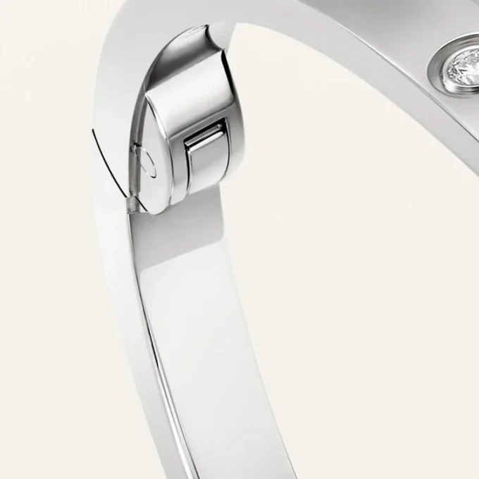 Love-armbånd, liten modell, 10 diamanter