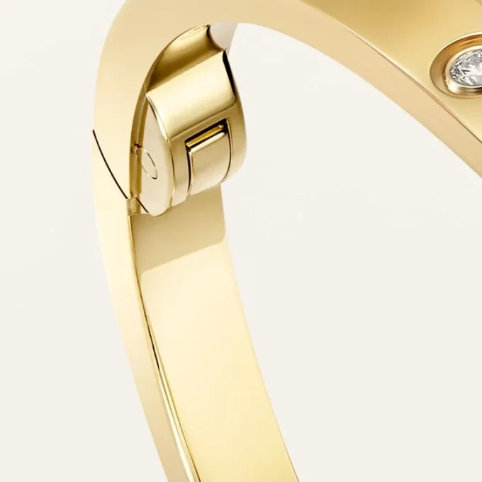 Love-armbånd, liten modell, 10 diamanter