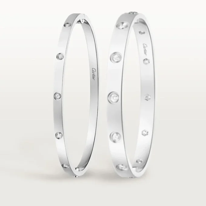 Love-armbånd, liten modell, 10 diamanter