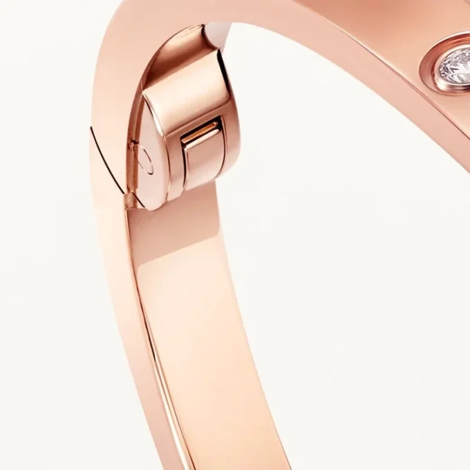 Love-armbånd, liten modell, 10 diamanter