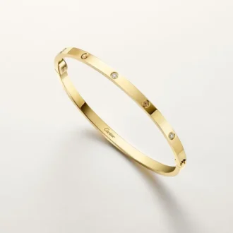 Love-armbånd, liten modell, 6 diamanter