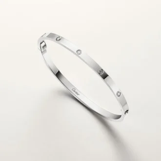 Love-armbånd, liten modell, 6 diamanter