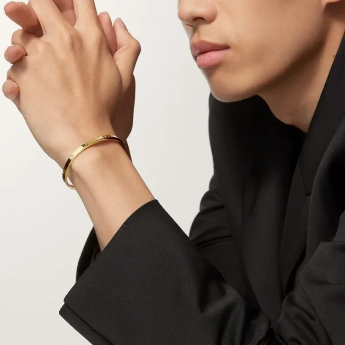 Love-armbånd, liten modell, 6 diamanter