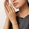 Love-armbånd, liten modell, 6 diamanter