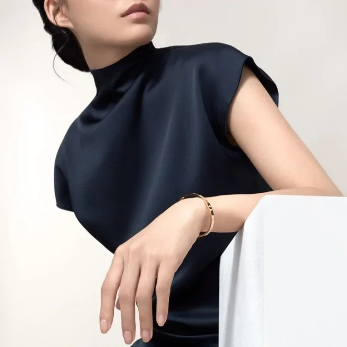 Love-armbånd, liten modell, 6 diamanter