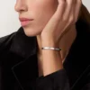 Love-armbånd, liten modell, 6 diamanter