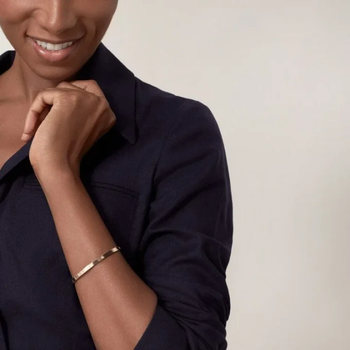 Love-armbånd, liten modell, 6 diamanter