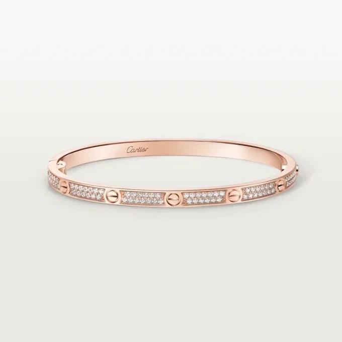 Love-armbånd, liten modell, pavé