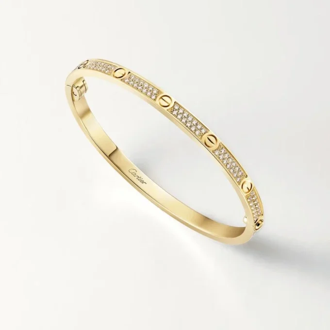 Love-armbånd, liten modell, pavé